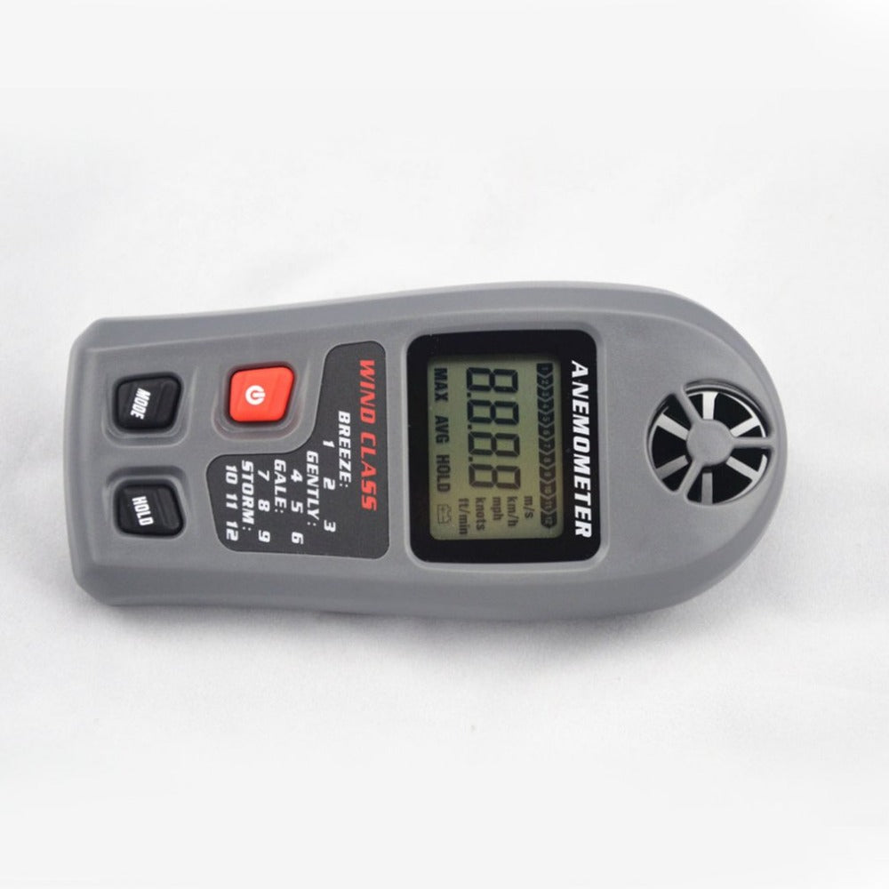 MT-20 Digital Anemometer Large LCD Display Wind Speed Meter 30m/s Anemometer Portable Hand-held Measure Tool