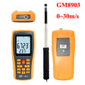 GM8903 Hot Wire Anemometer Thermal Wind Speed Gauge Temperature Measurement USB Interface Tool Measuring Instrument